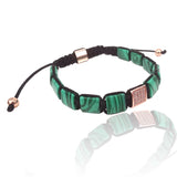 Green Malachite Square Bracelets for Men & Women