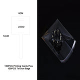 Custom Logo Jewelry Package - Brooch Hairclip Bracelet Necklace Earring Ring