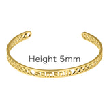 Custom Name Stainless Steel Bangle for Her