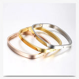 Personalized Name Coordinate Bangle Bracelet