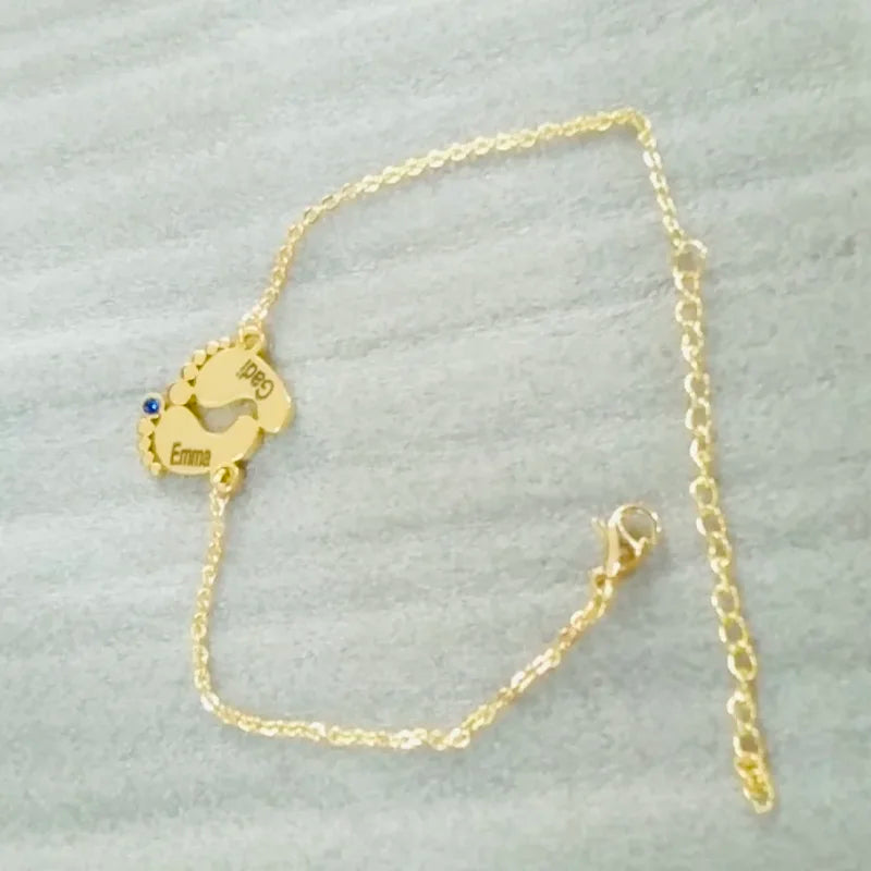 Custom Name & Birth Date Bracelet