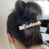 Custom Stainless Steel Hairpin with Personalized Letters