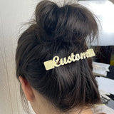 Custom Stainless Steel Hairpin with Personalized Letters