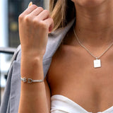 Personalize Initials Bracelet Stainless Steel Cuff Bangle