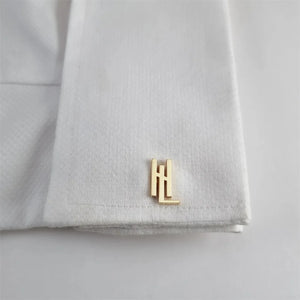 Men's Cufflinks Personalized Stainless Steel Wedding Jewelry