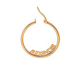 Customizable Stainless Steel Name Earrings