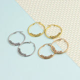 Customizable Stainless Steel Name Earrings