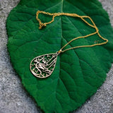 Arabic Calligraphy Necklace Islamic Jewelry Stainless Steel Pendant