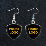Personalized Photo Pendant Set - Necklace and Earrings