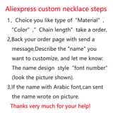 Personalized Vertical Pendant Name Necklace for Women