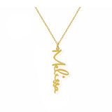 Personalized Vertical Pendant Name Necklace for Women