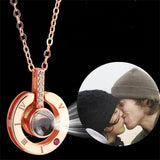 Custom Photo Memory Pendant Necklace - Personalized Charm Choker Gift