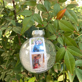 Custom Photo Pendant Memorial Feather Ball Tree Ornament