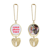 Angel Wings Car Hanger Pendant Ornament - Custom Size Logo