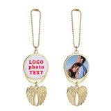 Angel Wings Car Hanger Pendant Ornament - Custom Size Logo