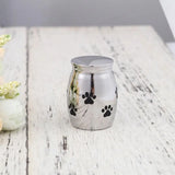 Custom Stainless Steel Pet Cremation Urn - Keepsake for Dogs Cats Human Ashes