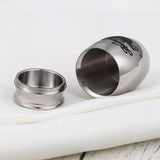 Custom Stainless Steel Pet Cremation Urn - Keepsake for Dogs Cats Human Ashes