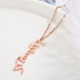 Arabic Personalized Name Necklace Stainless Steel Choker