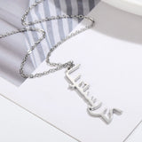 Arabic Personalized Name Necklace Stainless Steel Choker