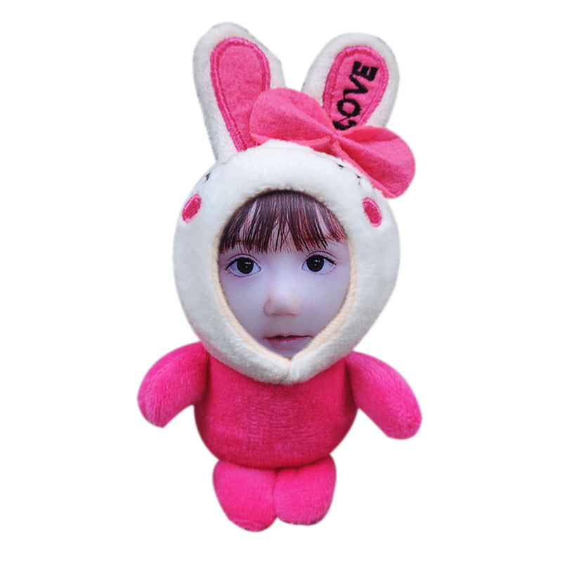 Custom Animal Pattern 3D Dolls Keychain Personalized Toy Keyring Pendant