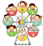 Ferris Wheel Photo Acrylic Model Stand Desk Decor Family Collection