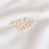 Natural Fresh Water Macroporous Near-Round Beads Single Pearl Loose Beads