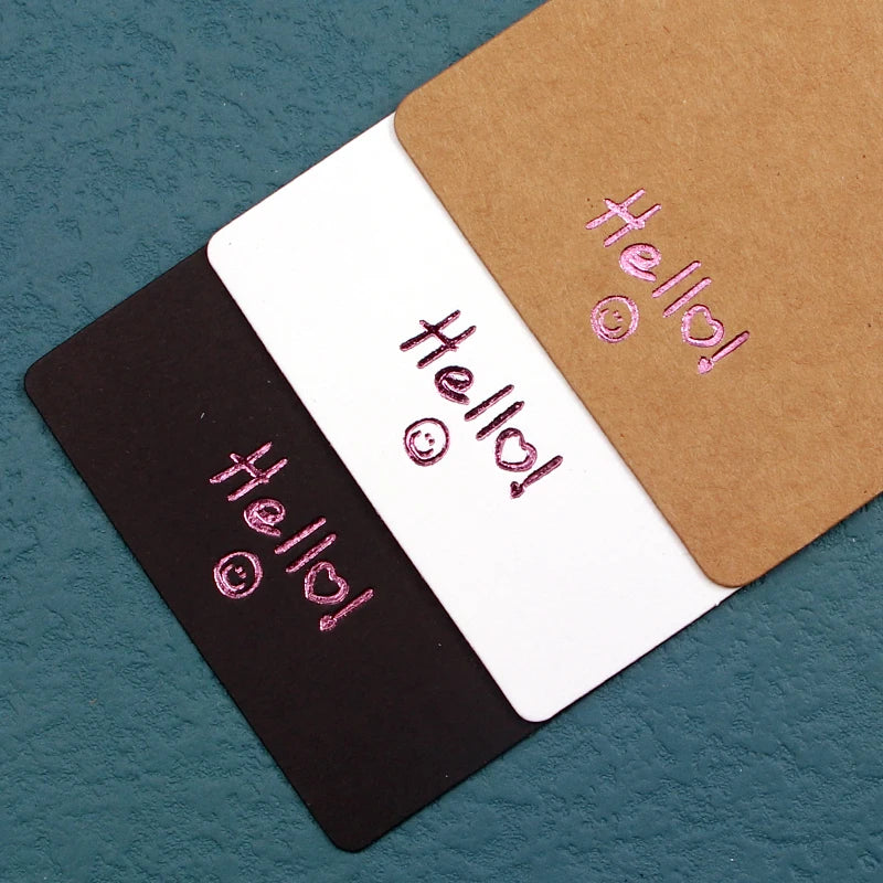 Custom Earring Holder Display Cards - Personalized Jewelry Tag