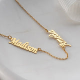 Personalized Letter Pendant Necklace Stainless Steel Jewelry Gift