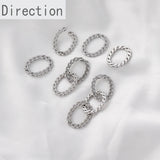 14K Gold-coated Copper Oval Twist Connection DIY Basic Accessories