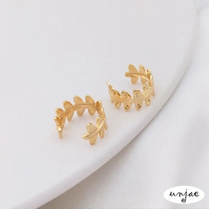 14K C-shaped Ear Clip DIY Earrings Accessory