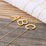 A-Z Stainless Bracelet Engraved Name Initial Letters Women Gift