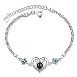 925 Silver Photo Bracelet Personalized Jewelry Women