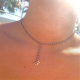 A-Z Letter Pendant Necklace Stainless Steel Personalized Adjustable Necklaces