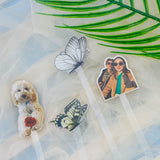 Acrylic Bookmarks Photo or Logo Bookmark Acrylic Bookmarks 1pc