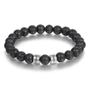 Alabaster Stone Bracelet for Men
