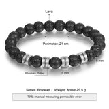 Alabaster Stone Bracelet for Men