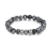 Alabaster Stone Bracelet for Men