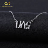 Amharic Name Necklace Stainless Steel Personalized Jewelry