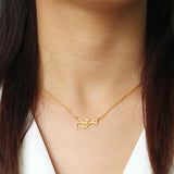 Personalized Arabic Name Necklace for Women Stainless Steel Chain Choker