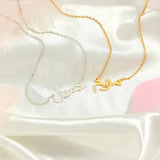 Personalized Arabic Name Necklace for Women Stainless Steel Chain Choker