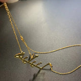 Arabic Name Necklace Personalized Stainless Steel Chain Islamic Necklaces