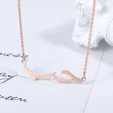 Arabic Name Necklace Personalized Stainless Steel Chain Necklace For Women