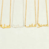Arabic Name Necklace for Women Stainless Steel Islamic Jewelry
