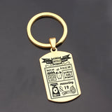 Baby Birth Stats Keychain - Stainless Steel, Creative, Easy to Carry