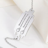 Personalized Baby Name Bracelet Stainless Steel Pendant Jewelry