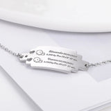 Personalized Baby Name Bracelet Stainless Steel Pendant Jewelry