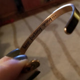 Personalized Stainless Steel Name Cuffs Bracelet for Women