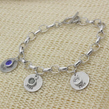 Personalized Birthstones & Names Bracelet Gift YP3137