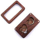 Walnut Solid Wood Jewelry Display Box
