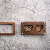 Walnut Solid Wood Jewelry Display Box